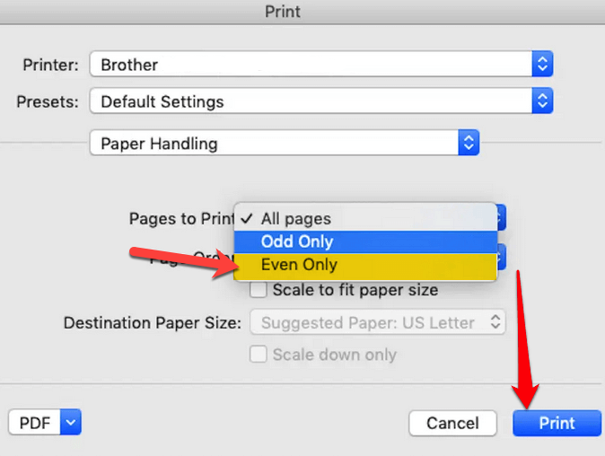 microsoft excel for mac two sided printing